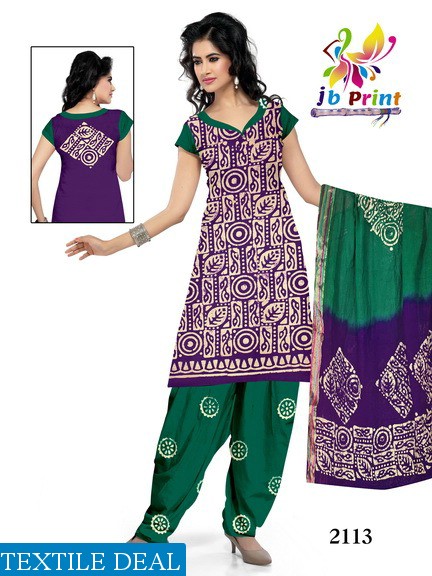 JB print Wax Batik Wholesale Bandhani Dress Material