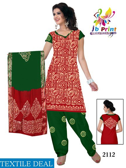 JB print Wax Batik Wholesale Bandhani Dress Material