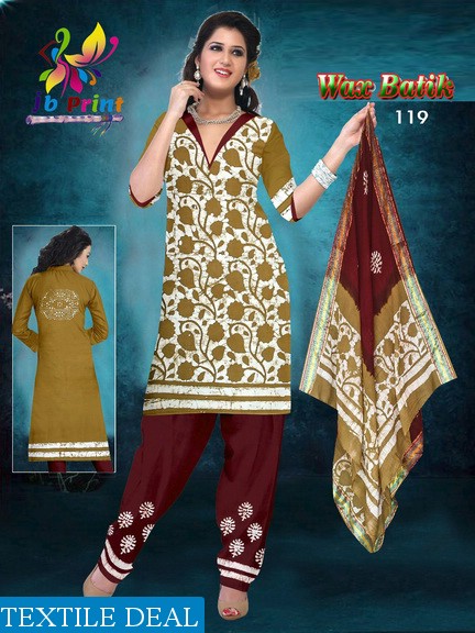 JB print Wax Batik Wholesale Bandhani Dress Material