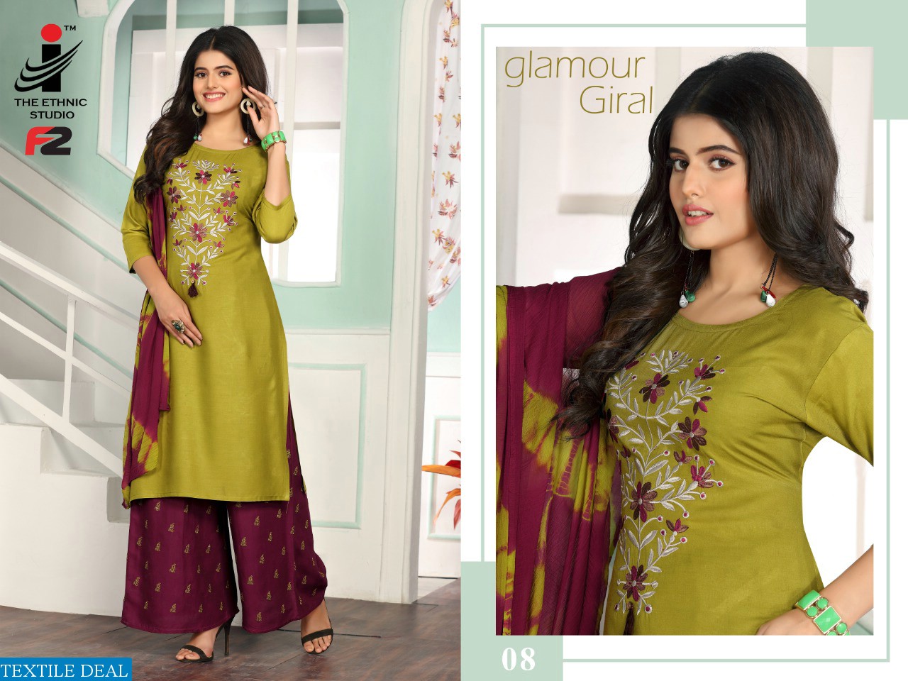 The Ethnic Studio F2 Wholesale Top and plazzo Concept