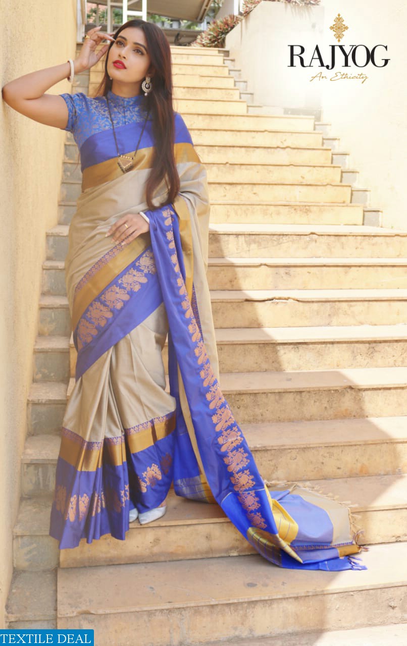 Rajyog Rich mayurika Wholesale Cotton Silk Sarees