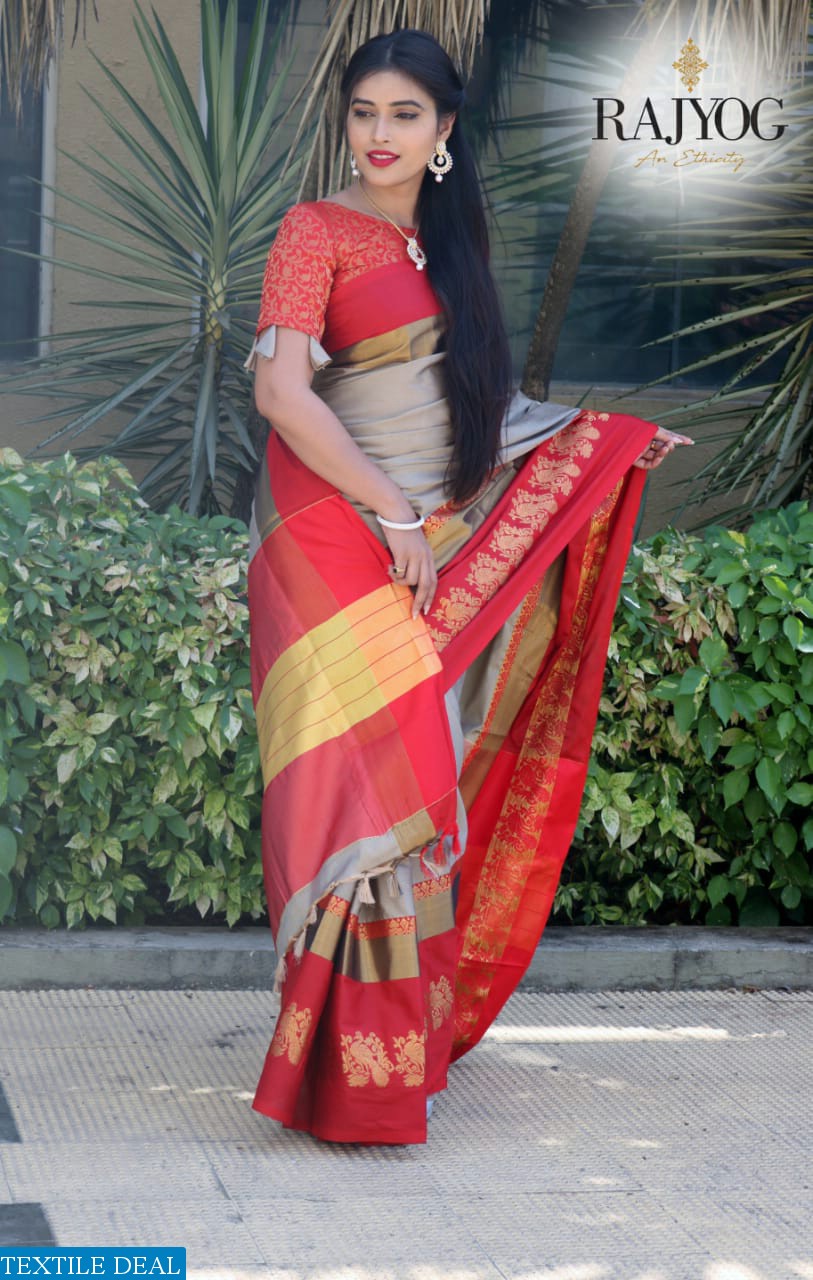 Rajyog Rich mayurika Wholesale Cotton Silk Sarees