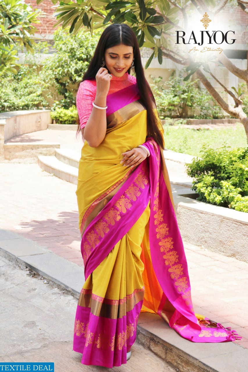 Rajyog Rich mayurika Wholesale Cotton Silk Sarees