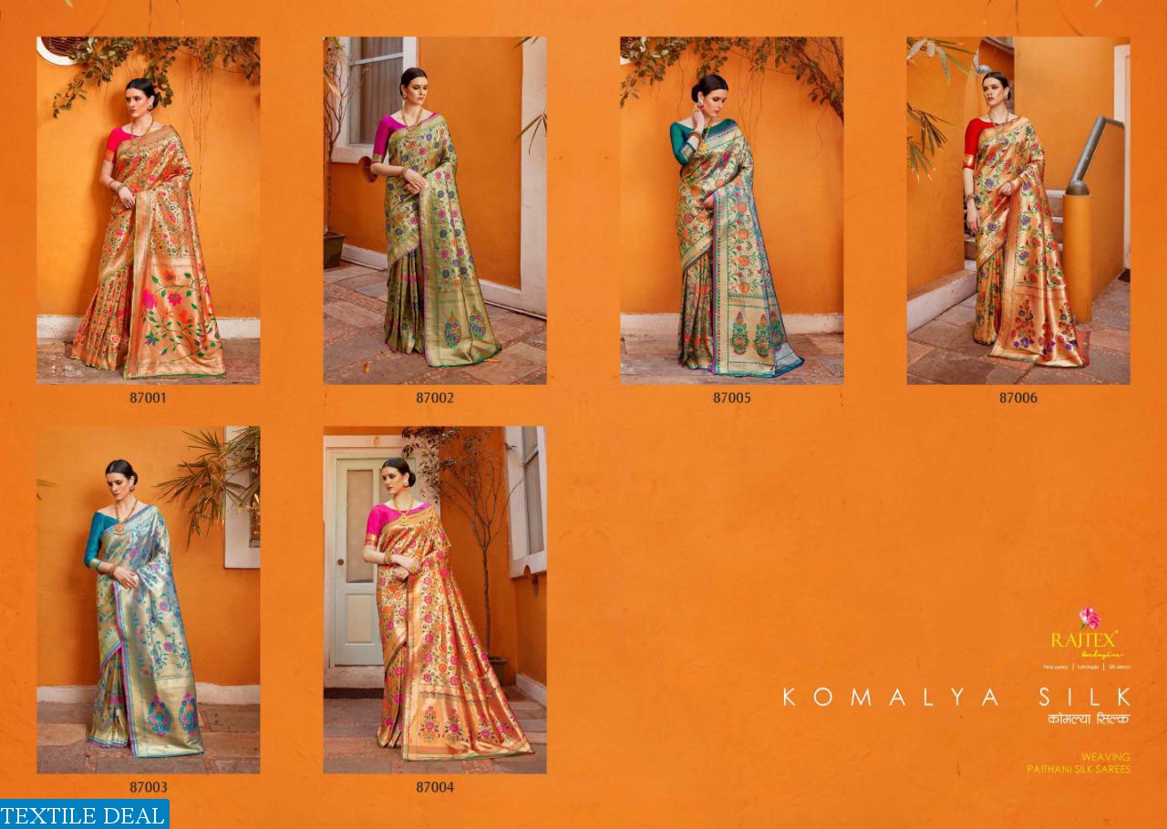 Rajtex Komalya Silk Dealer Fancy Silk Ethnic Sarees