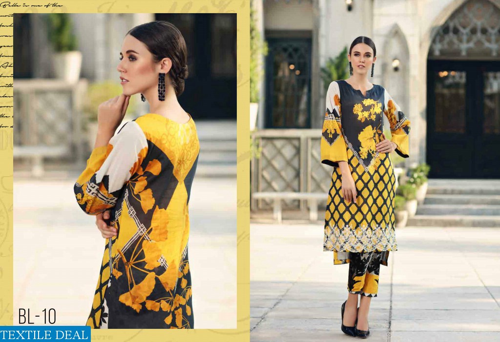 Charizma Belle two piece Embroidered shirt With Embroidered Trouser