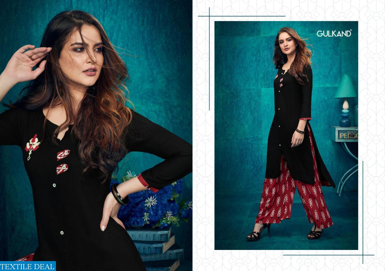 Gulkand Kitaab vol-2 Dealer Kurti With Free Size Plazzo