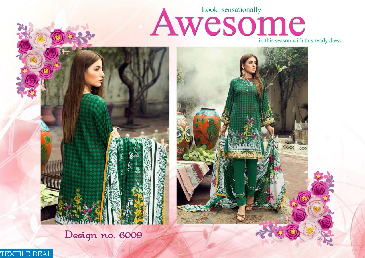 Noor Karachi vol-9 Dealer Printed Lawn Dress Material