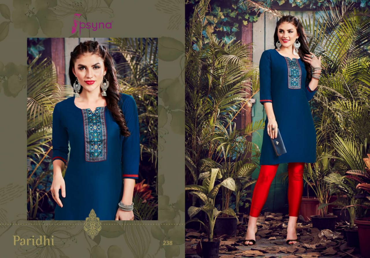 PSYNA PARIDHI VOL 23 SIMPLE READYMADE KURTIS AT CHEAPEST RATE