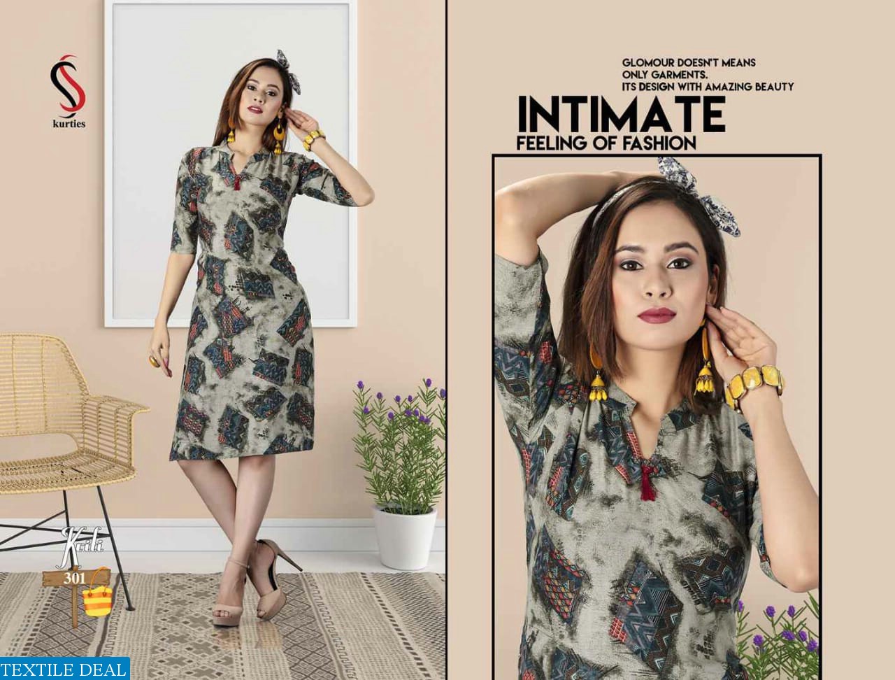 SS Kriti Wholesaler Printed Kurtis