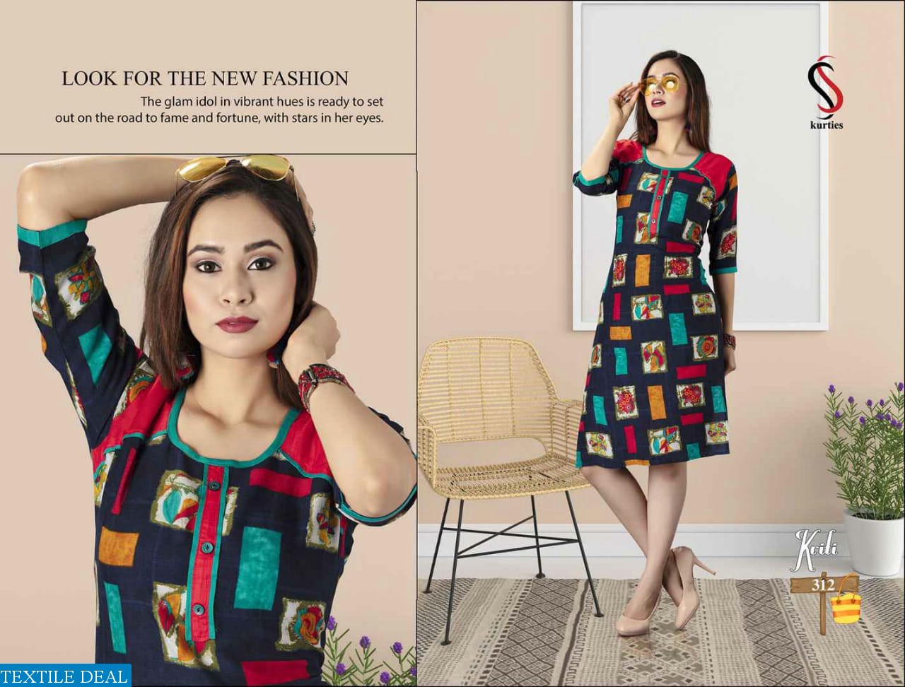 SS Kriti Wholesaler Printed Kurtis