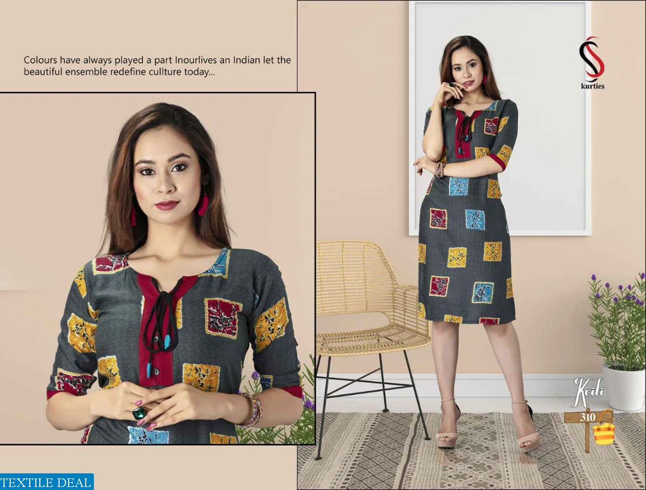 SS Kriti Wholesaler Printed Kurtis