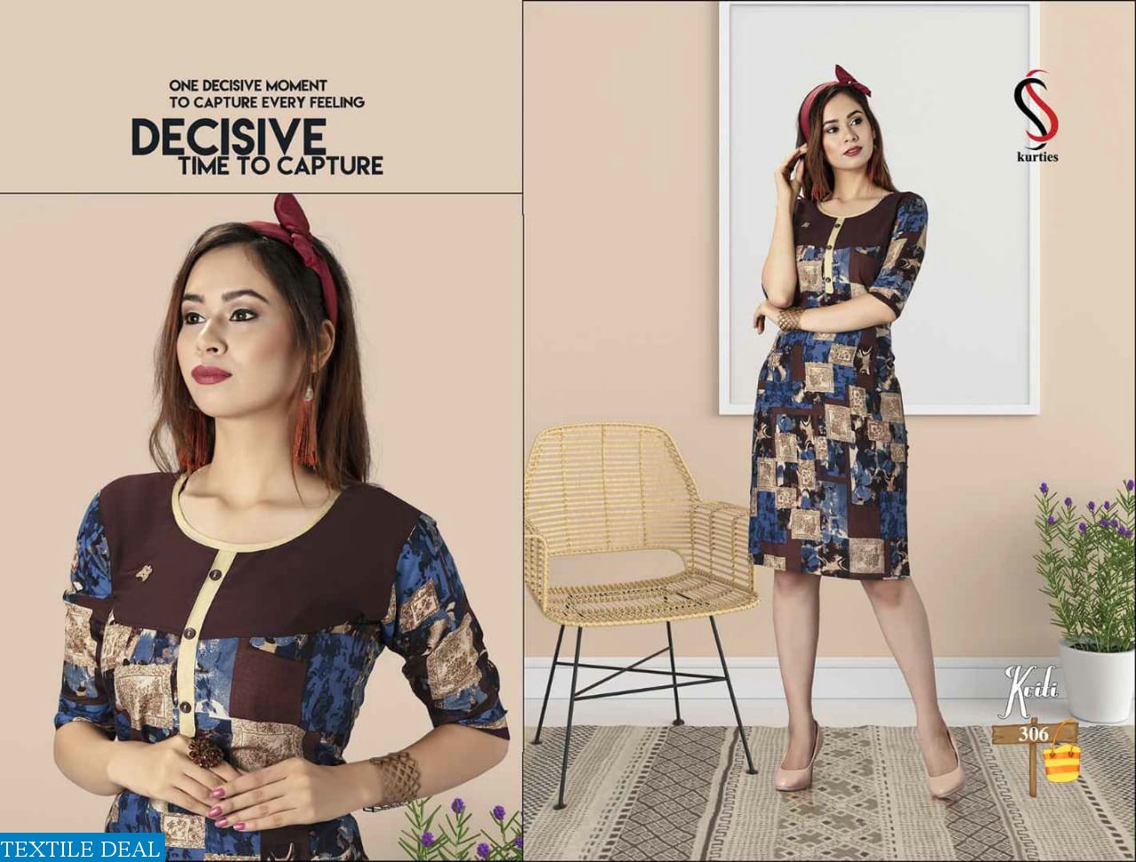 SS Kriti Wholesaler Printed Kurtis