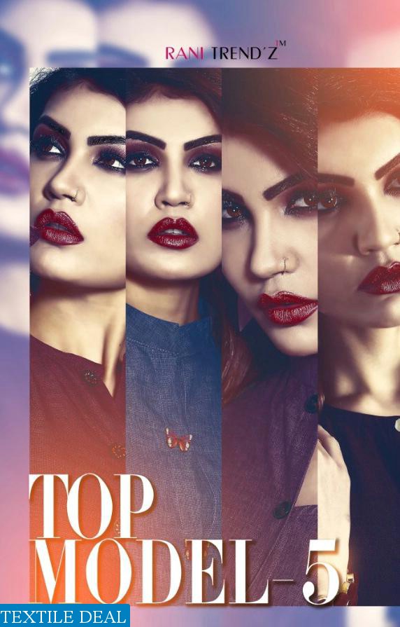 Rani Trendz Top Model vol-5 Ready Made Cotton Slub Kurtis