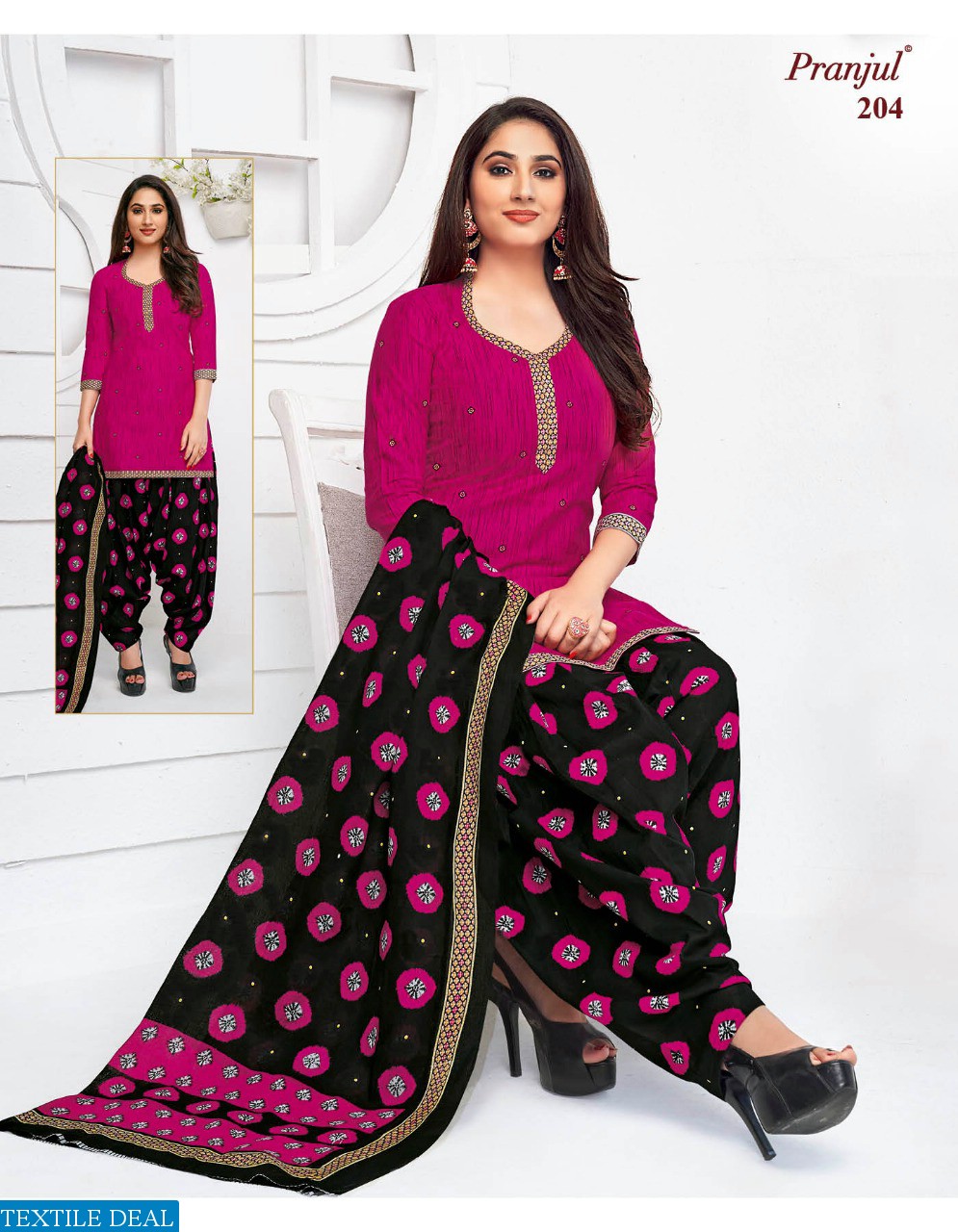 Pranjul Priyanka Patiyala Special vol-2 Printed Dress Material