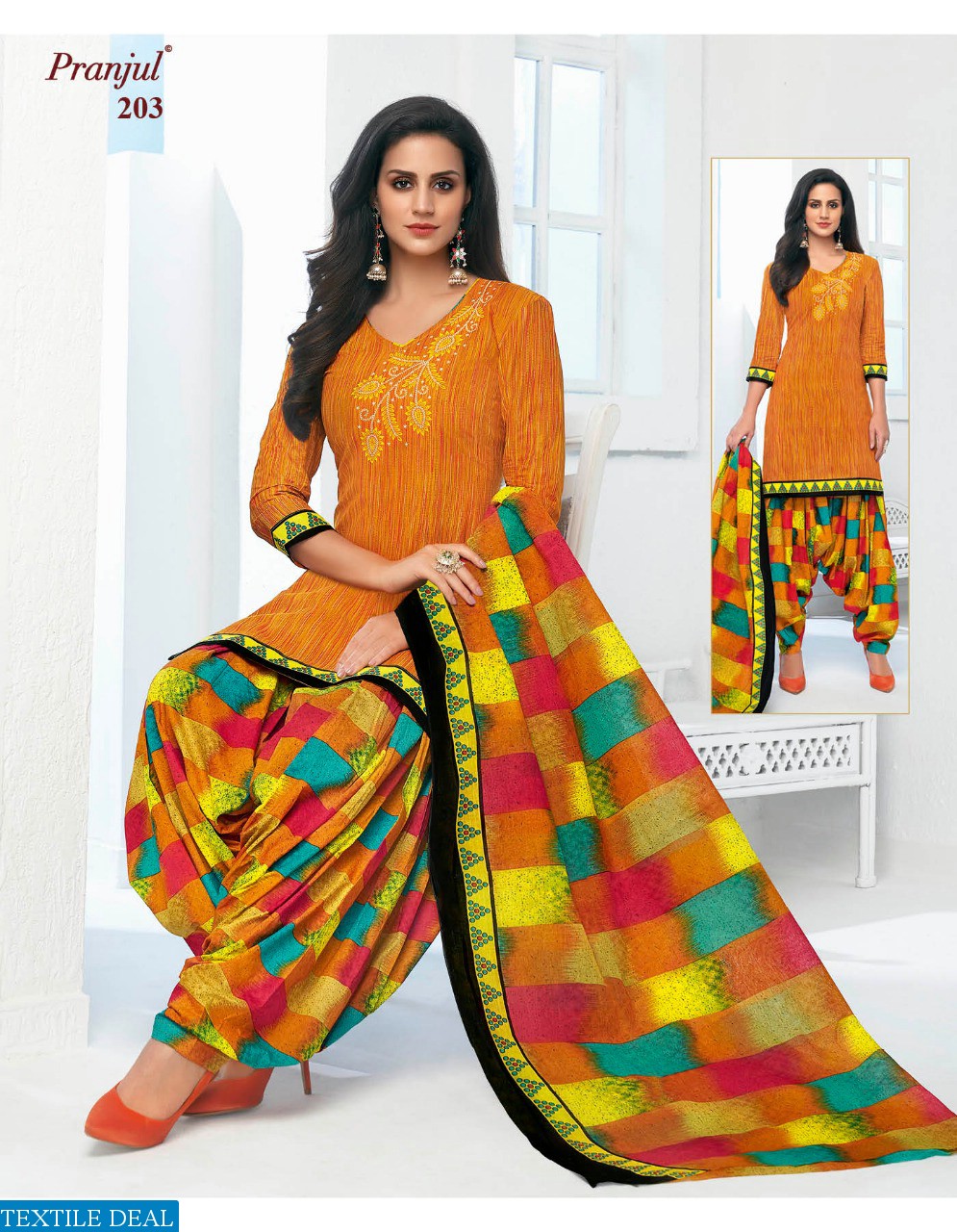 Pranjul Priyanka Patiyala Special vol-2 Printed Dress Material