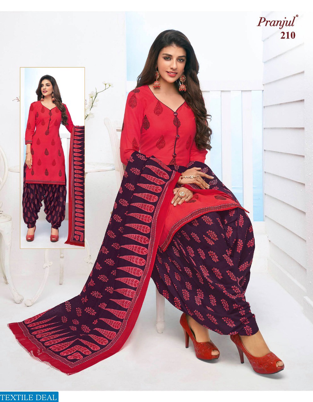 Pranjul Priyanka Patiyala Special vol-2 Printed Dress Material