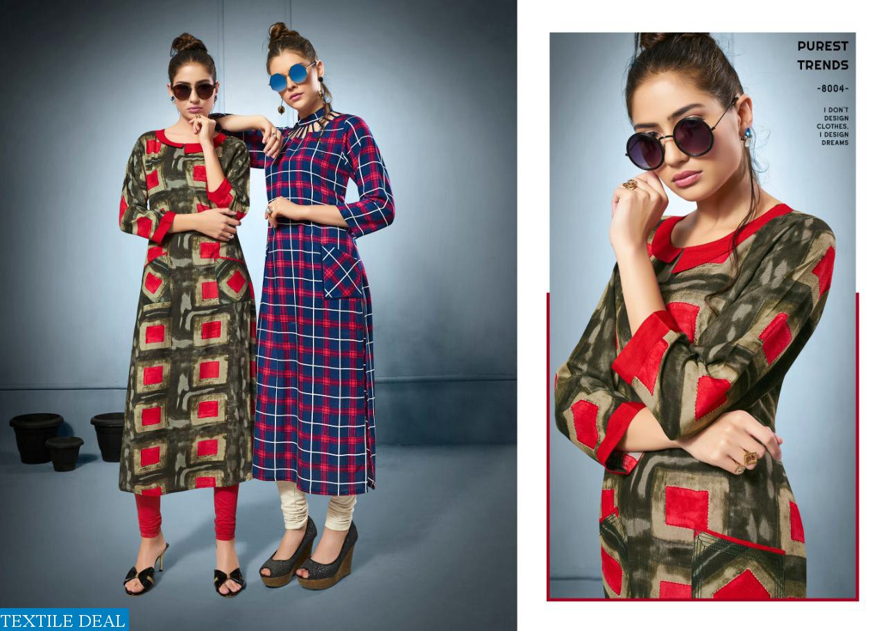 S more checks vol-8 Wholesale ready made kurtis