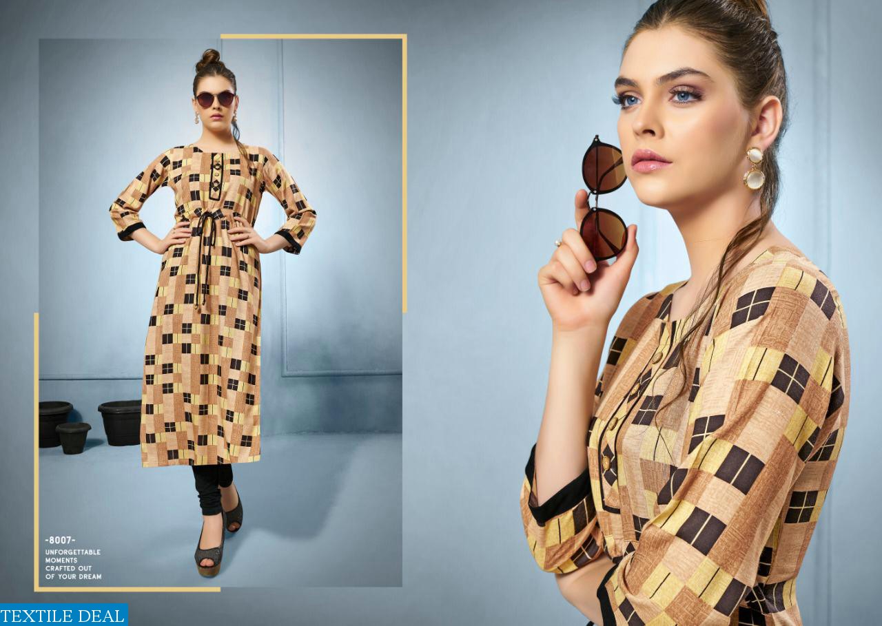 S more checks vol-8 Wholesale ready made kurtis