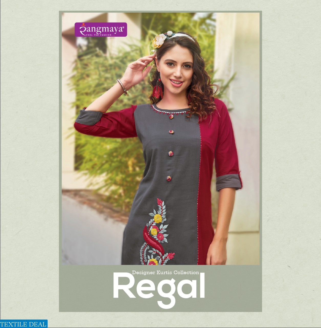 RANGMAYA LAUNCH RAGAL LINEN COTTON DESIGNER KURTI ONLINE SHOPPING