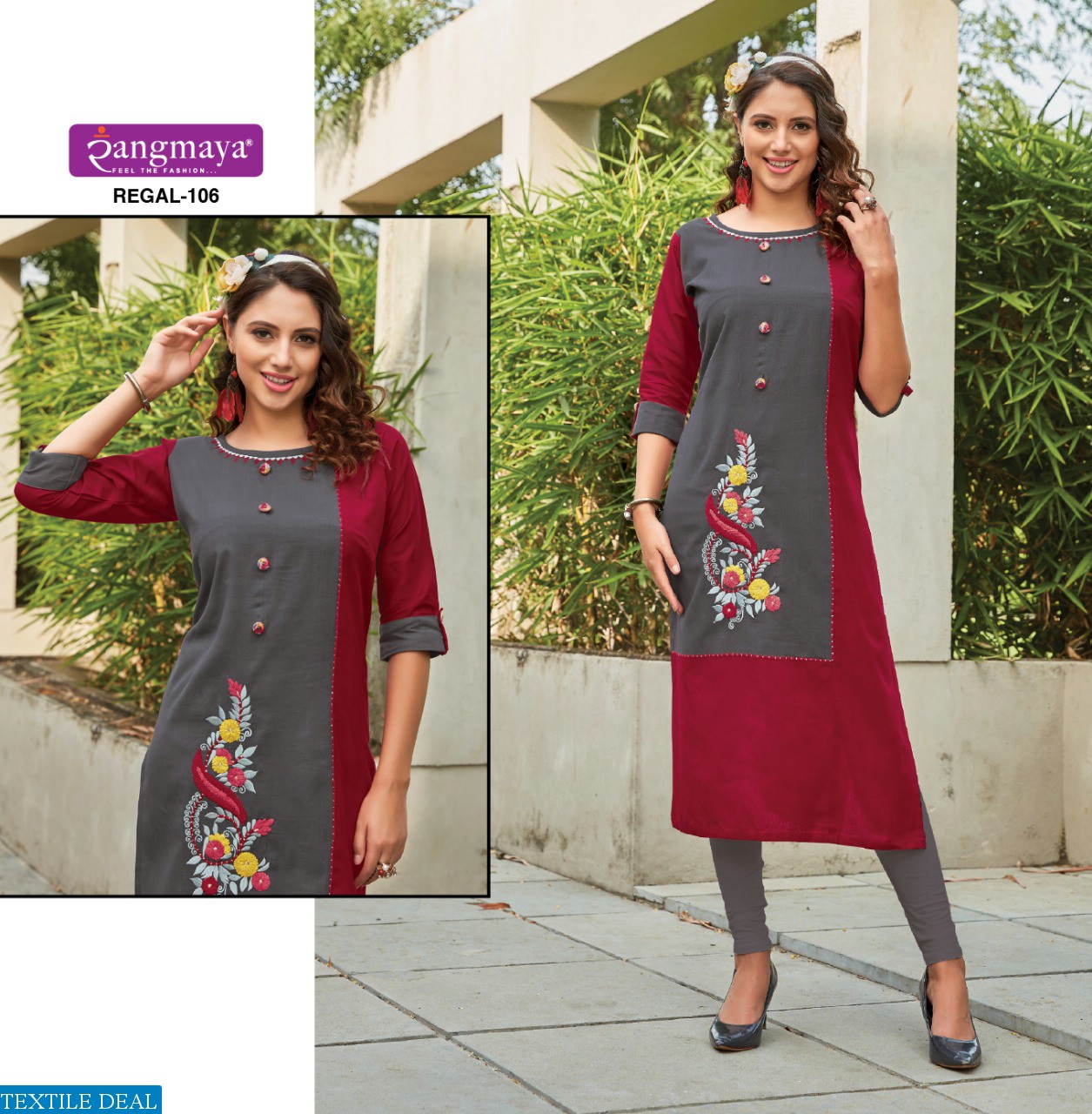 RANGMAYA LAUNCH RAGAL LINEN COTTON DESIGNER KURTI ONLINE SHOPPING