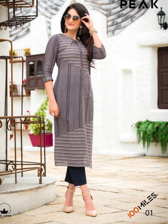 100 Miles Peak Ready Made Long Tunics