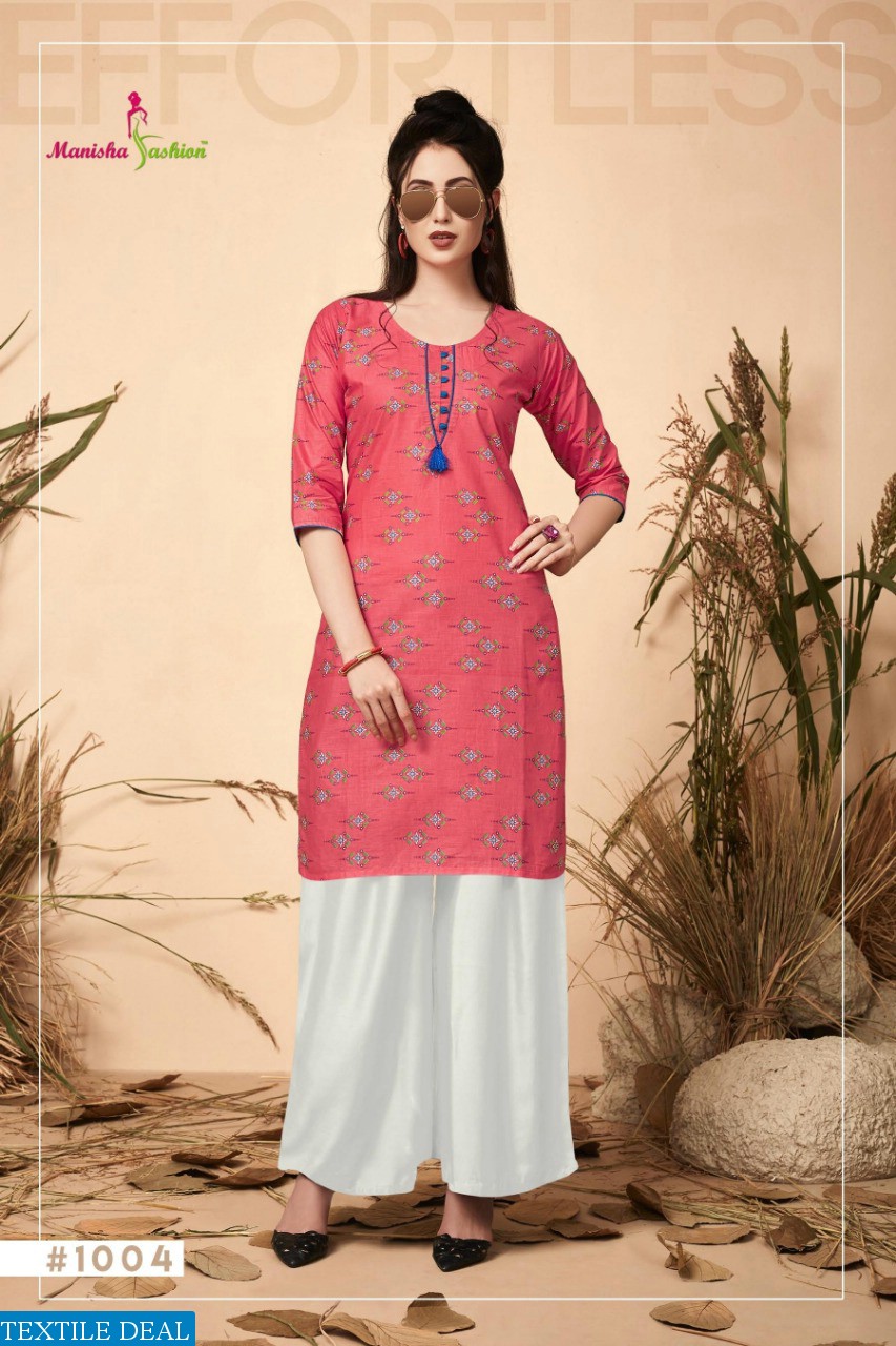 MANISHA FASHION MELANIA VOL 1 LAWN COTTON KURTI COLLECTION SELLER