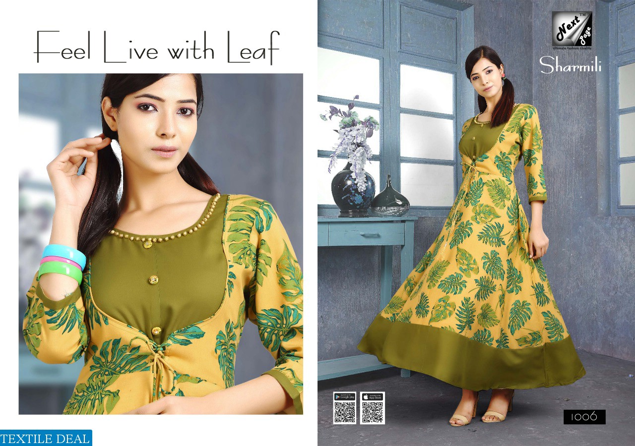 Next Page Sharmili Ready Made Anarkali Kurtis