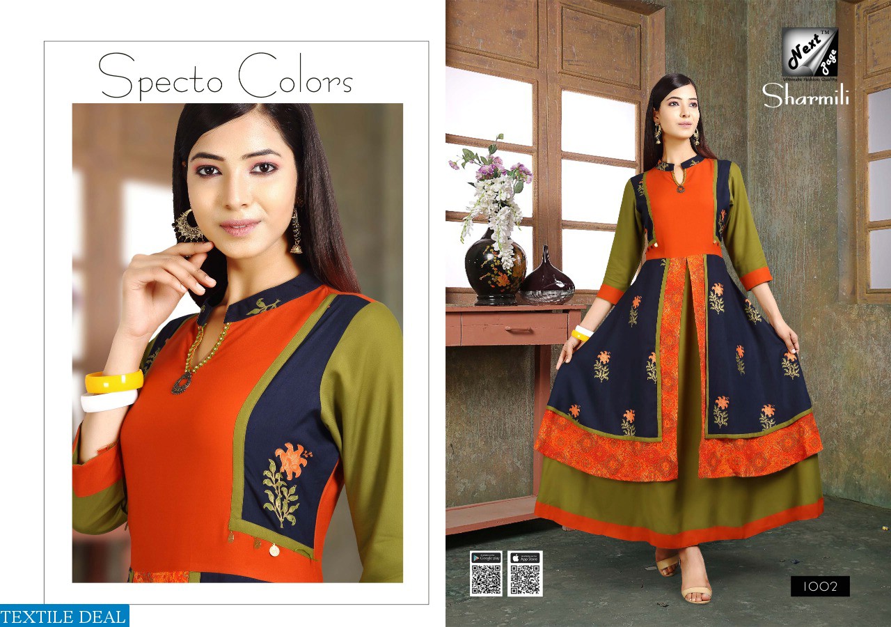 Next Page Sharmili Ready Made Anarkali Kurtis