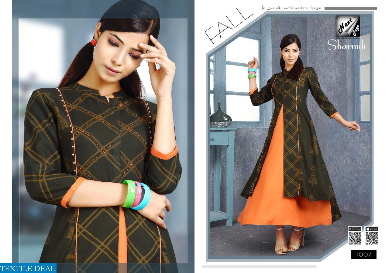 Next Page Sharmili Ready Made Anarkali Kurtis