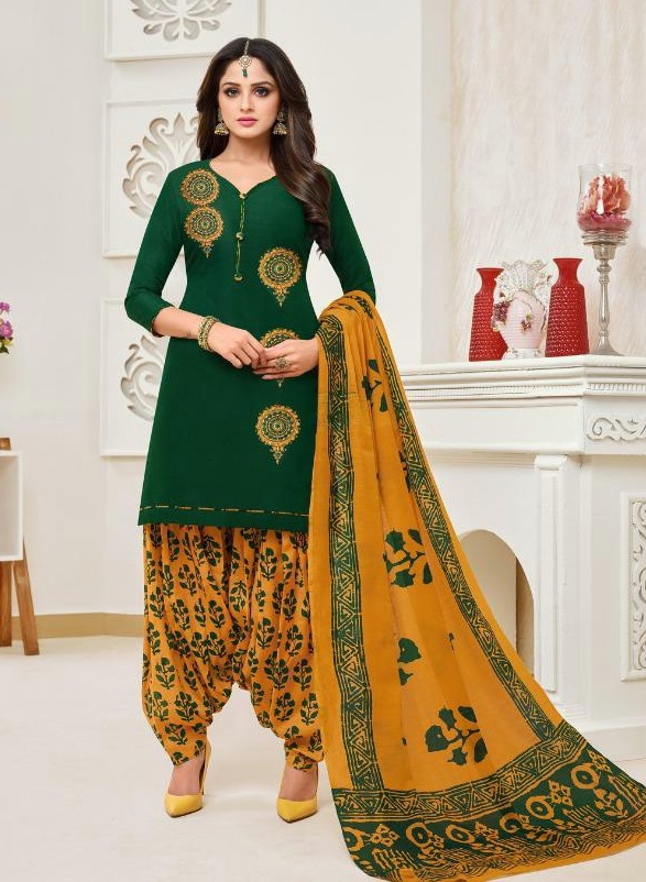 Shagun Pani Puri Cotton Work Dress material Online Shopping