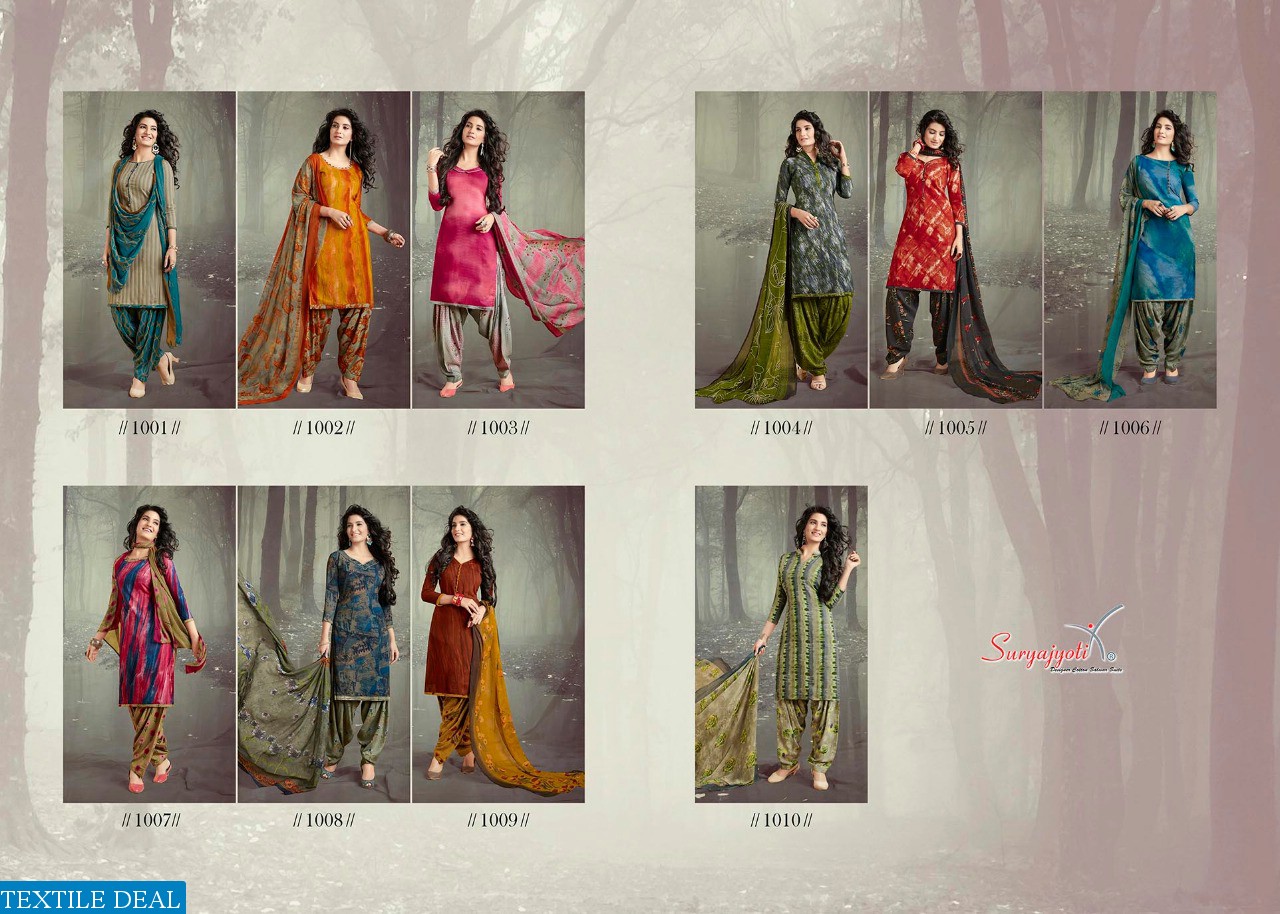 Suryajyoti Gulnar Vol-1 Wholesaler Printed Dress Material