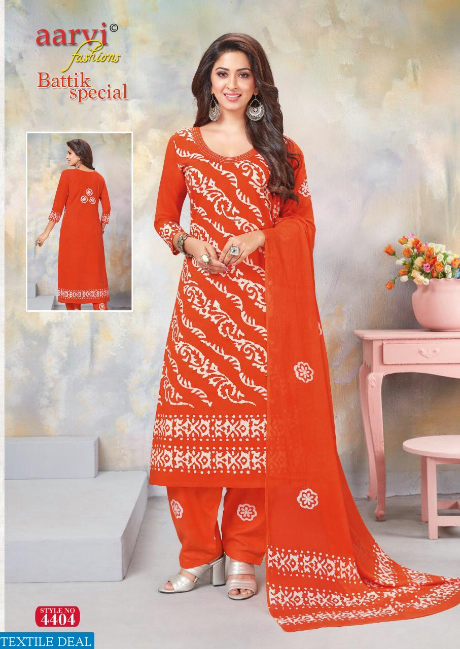 aarvi batik special Vol-10 Wholesale Dress material