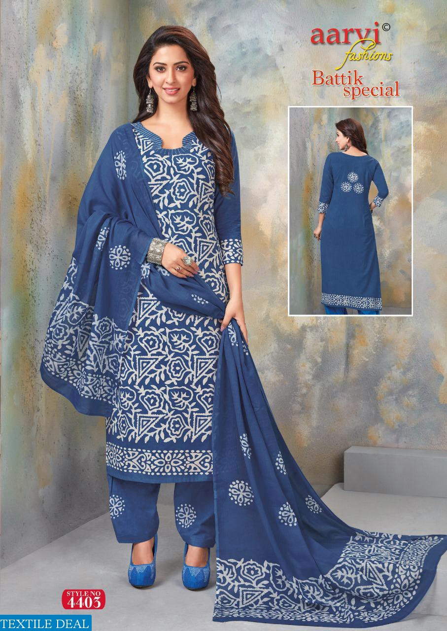 aarvi batik special Vol-10 Wholesale Dress material