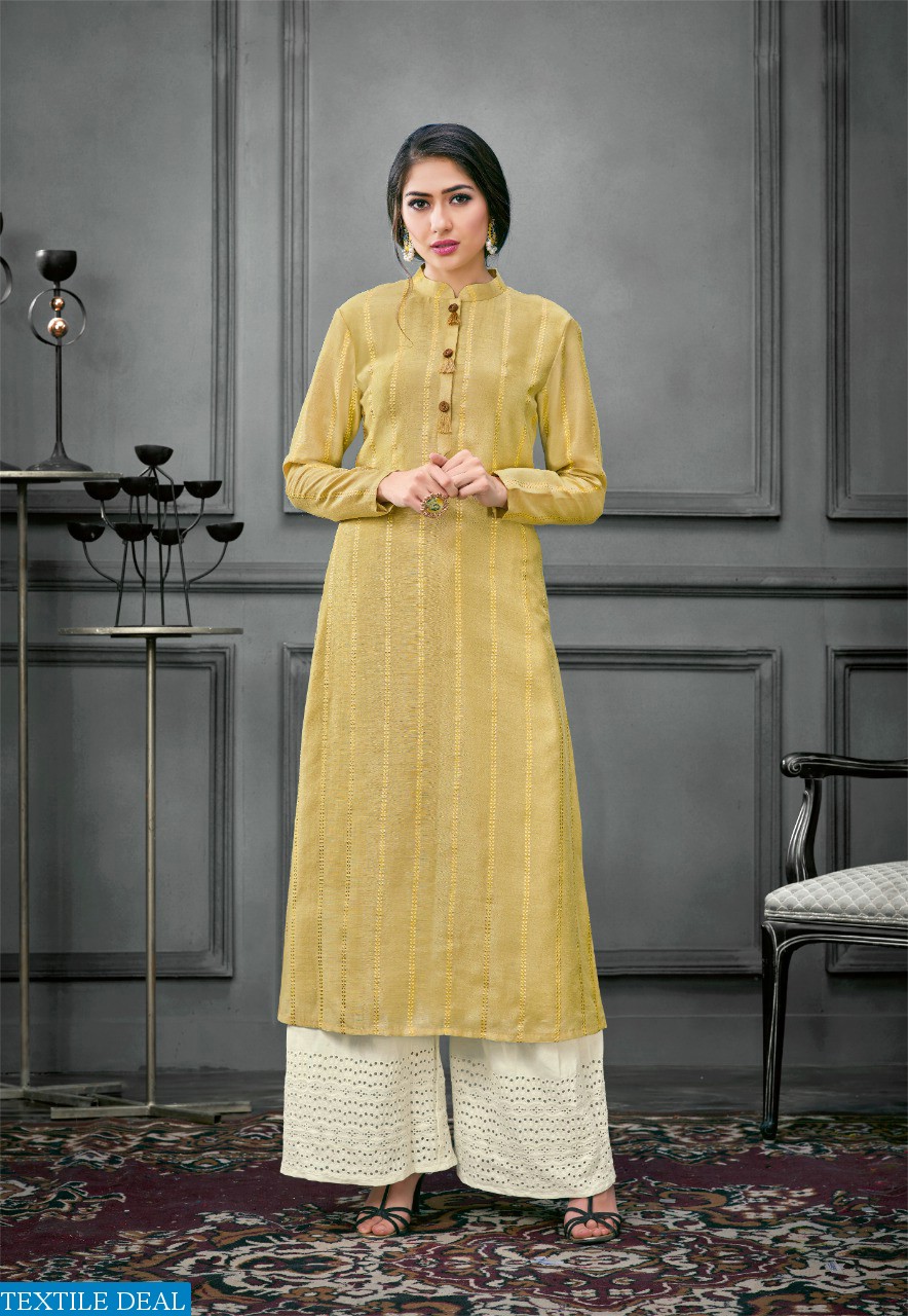 KARMA TRENDZ TUCUTE 450-457 SERIES SILK COTTON KURTI WITH PLAZZO TRADER