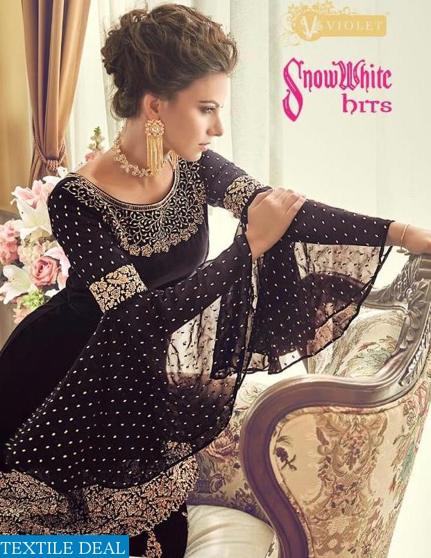 SWAGAT SNOWWHITE HITS VIOLET COLORS WEDDING AND BRIDAL DRESSES SHOPPING