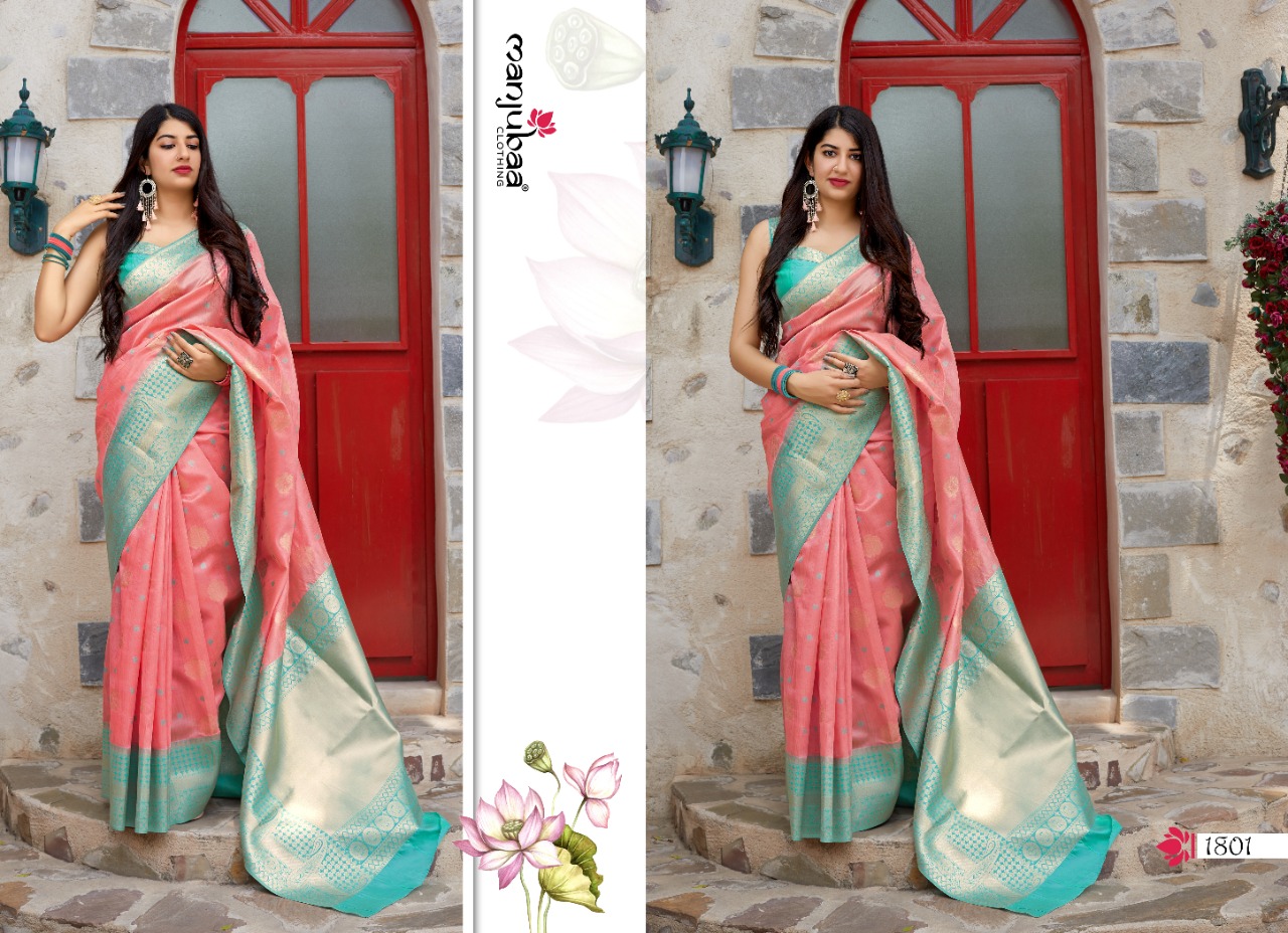 MANJUBAA 1800 SERIES SILK DESIGNER SAREES