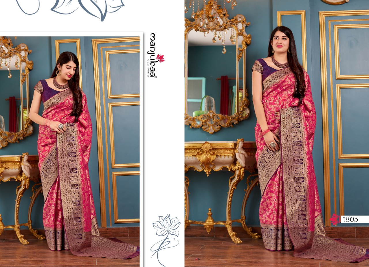 MANJUBAA 1800 SERIES SILK DESIGNER SAREES