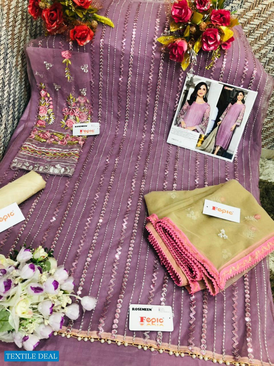 Fepic Rosemeen 5113 Colour Wholesale Pakistani Concept Dress