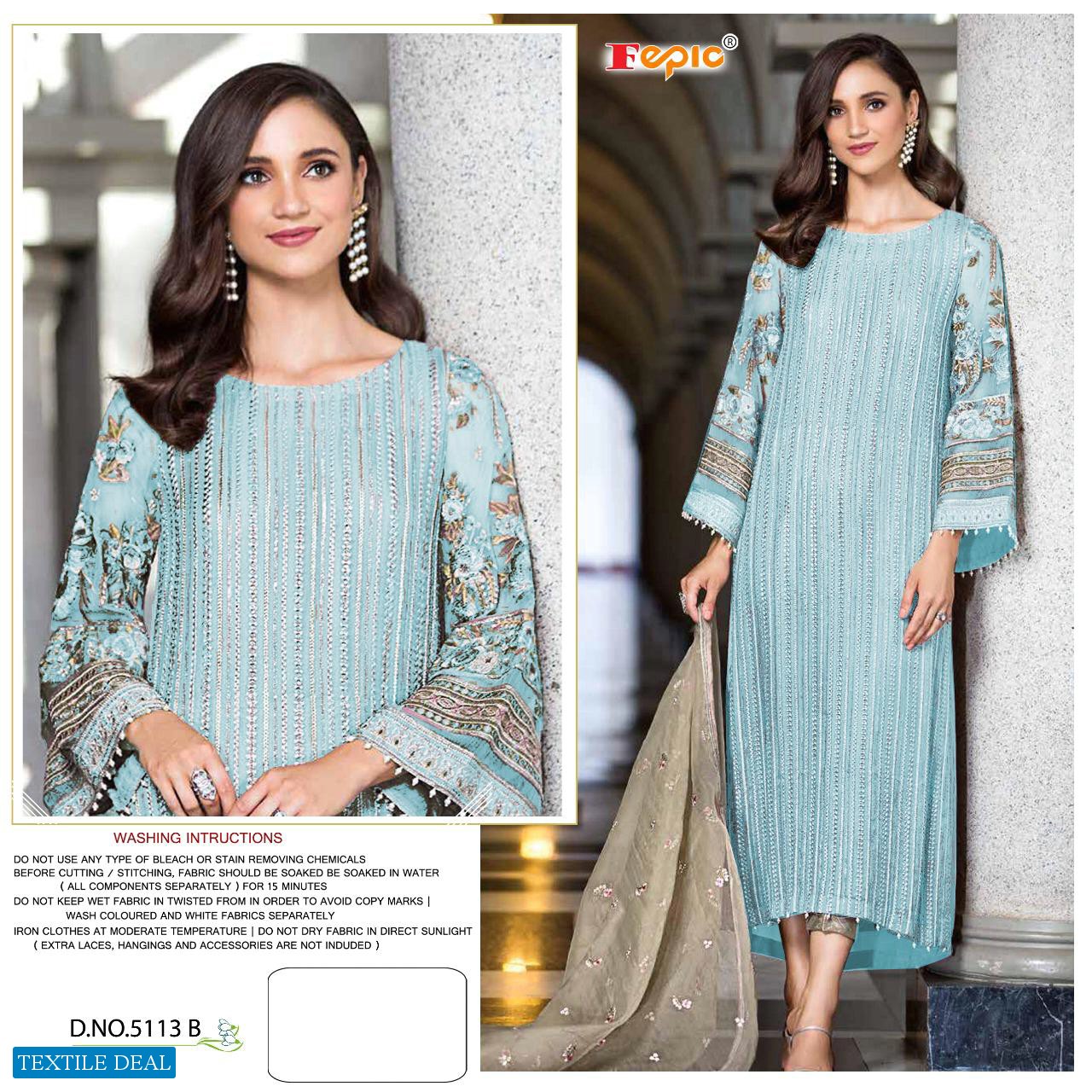 Fepic Rosemeen 5113 Colour Wholesale Pakistani Concept Dress