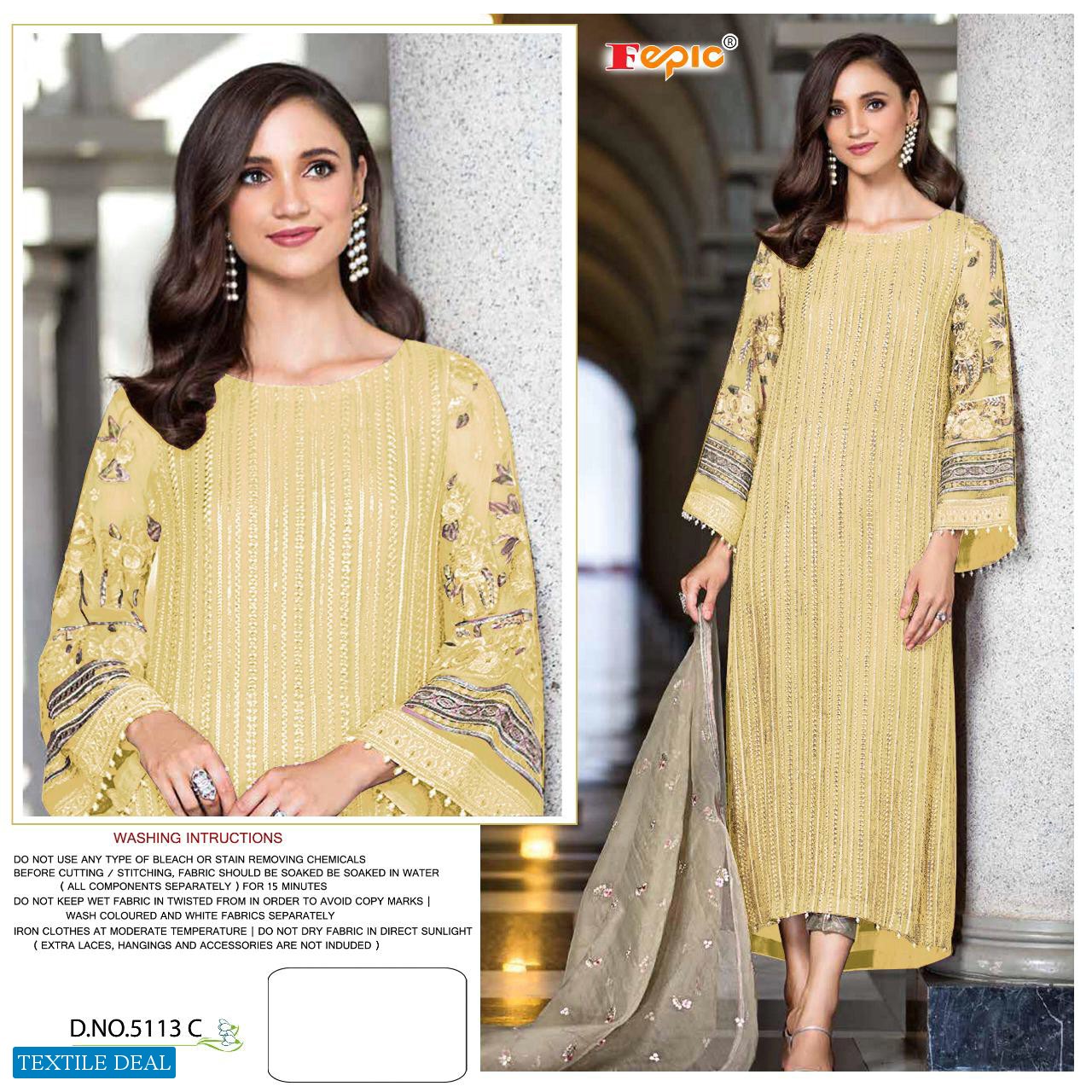 Fepic Rosemeen 5113 Colour Wholesale Pakistani Concept Dress