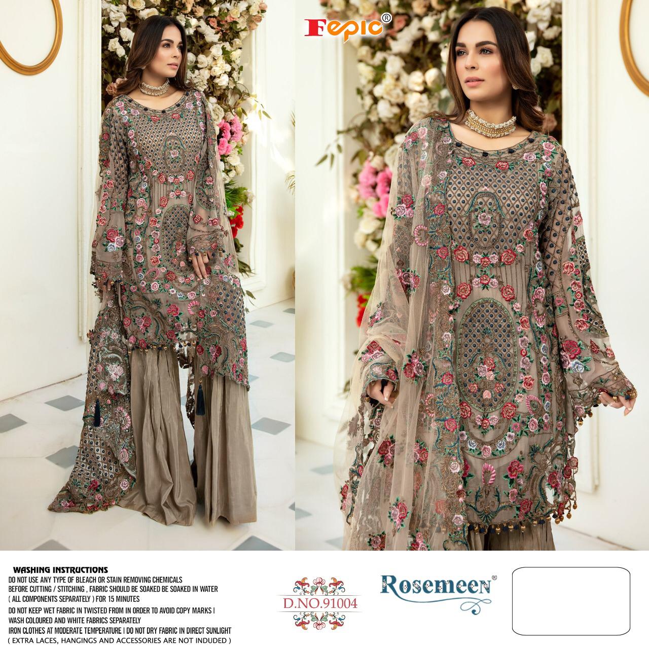 Fepic Rosemeen 91004 Colour Wholesale Pakistani Dress