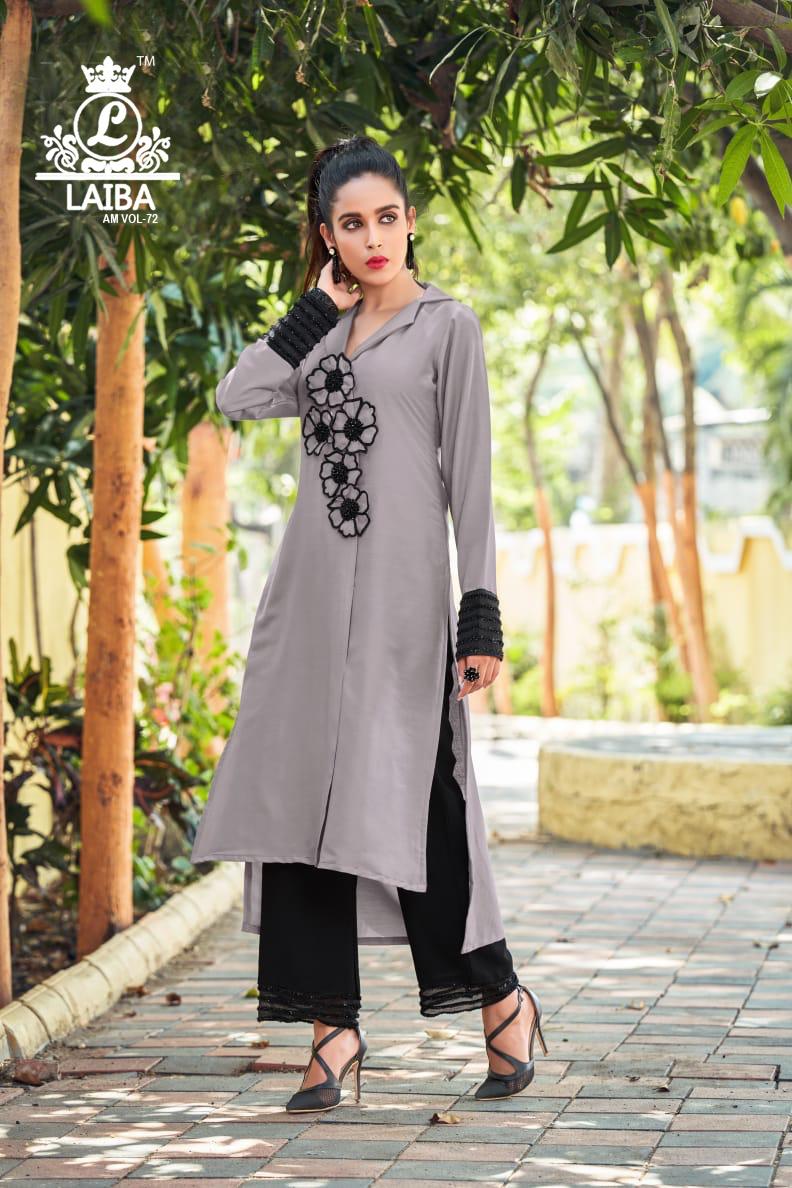 LIBA PRESENTS AM VOL-72 IMPORTED FLOWERS KURTI WITH CIGARETT PANT