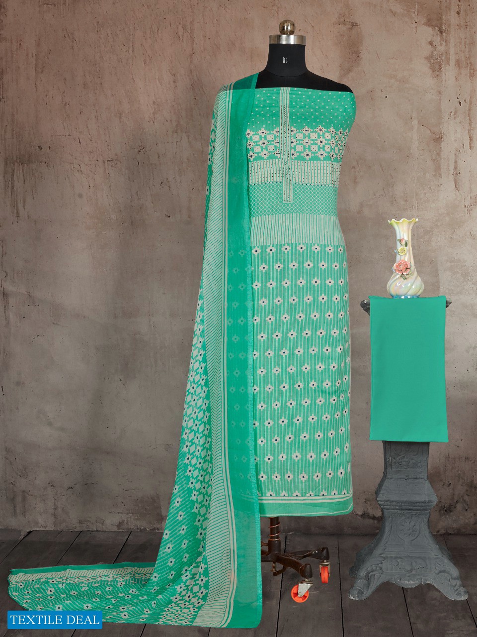 Bipson Maahi 1454 Wholesale Pure Cotton Work Dress Material