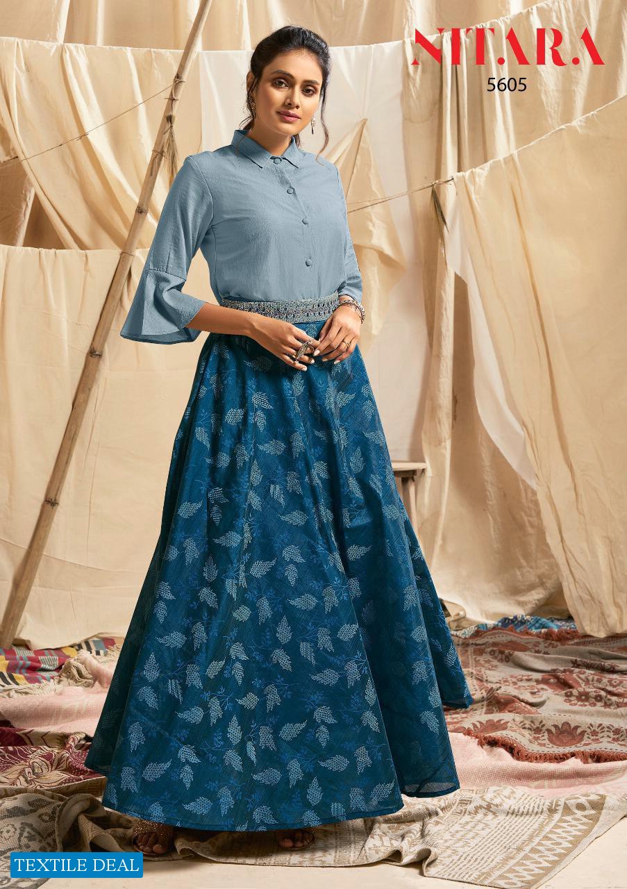 Nitara Sparkle Vol-6 Wholesale Designer Top And Skirt