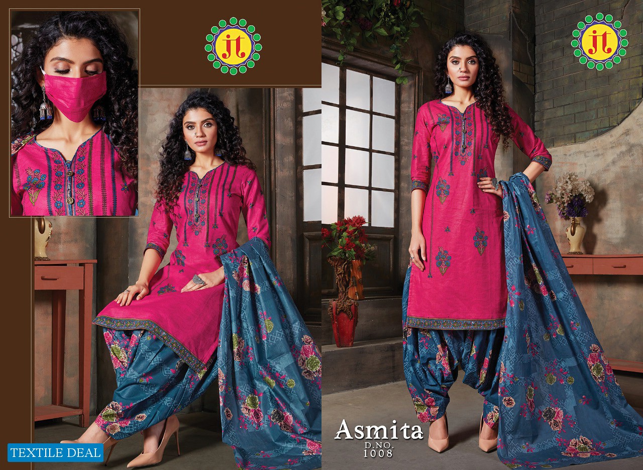 JT Asmita Wholesale Cotton Dress Material