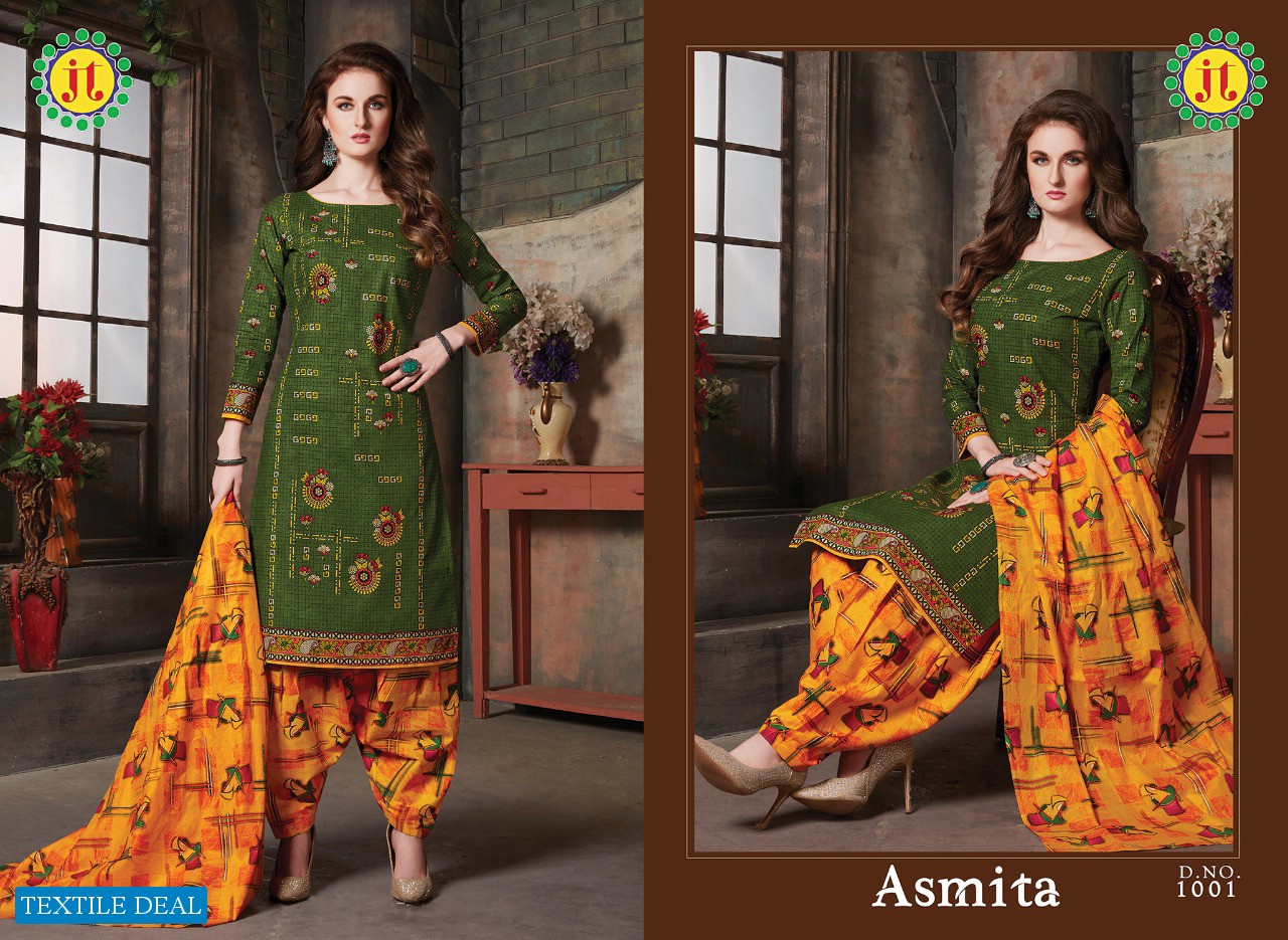JT Asmita Wholesale Cotton Dress Material