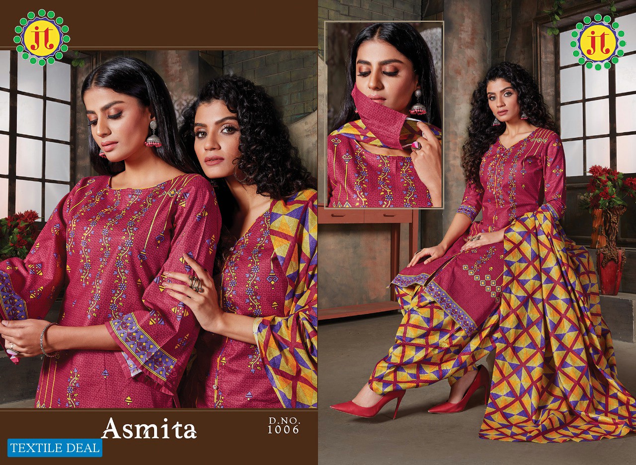 JT Asmita Wholesale Cotton Dress Material