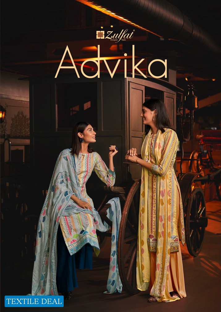 Zulfat Advika Wholesale Exclusive Designer Dress Material