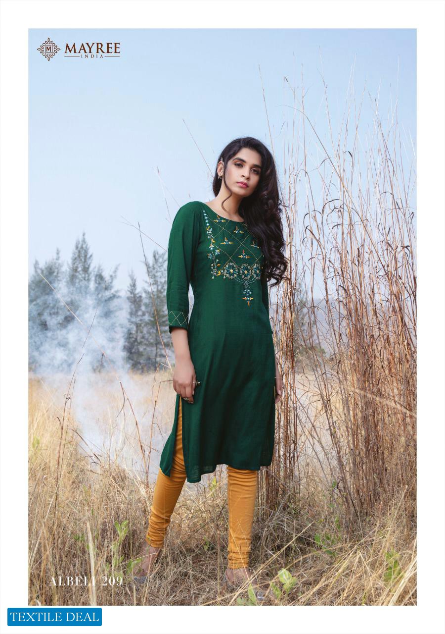 Mayree Albeli Vol-2 Wholesale 14 kg Reyon Long Kurtis