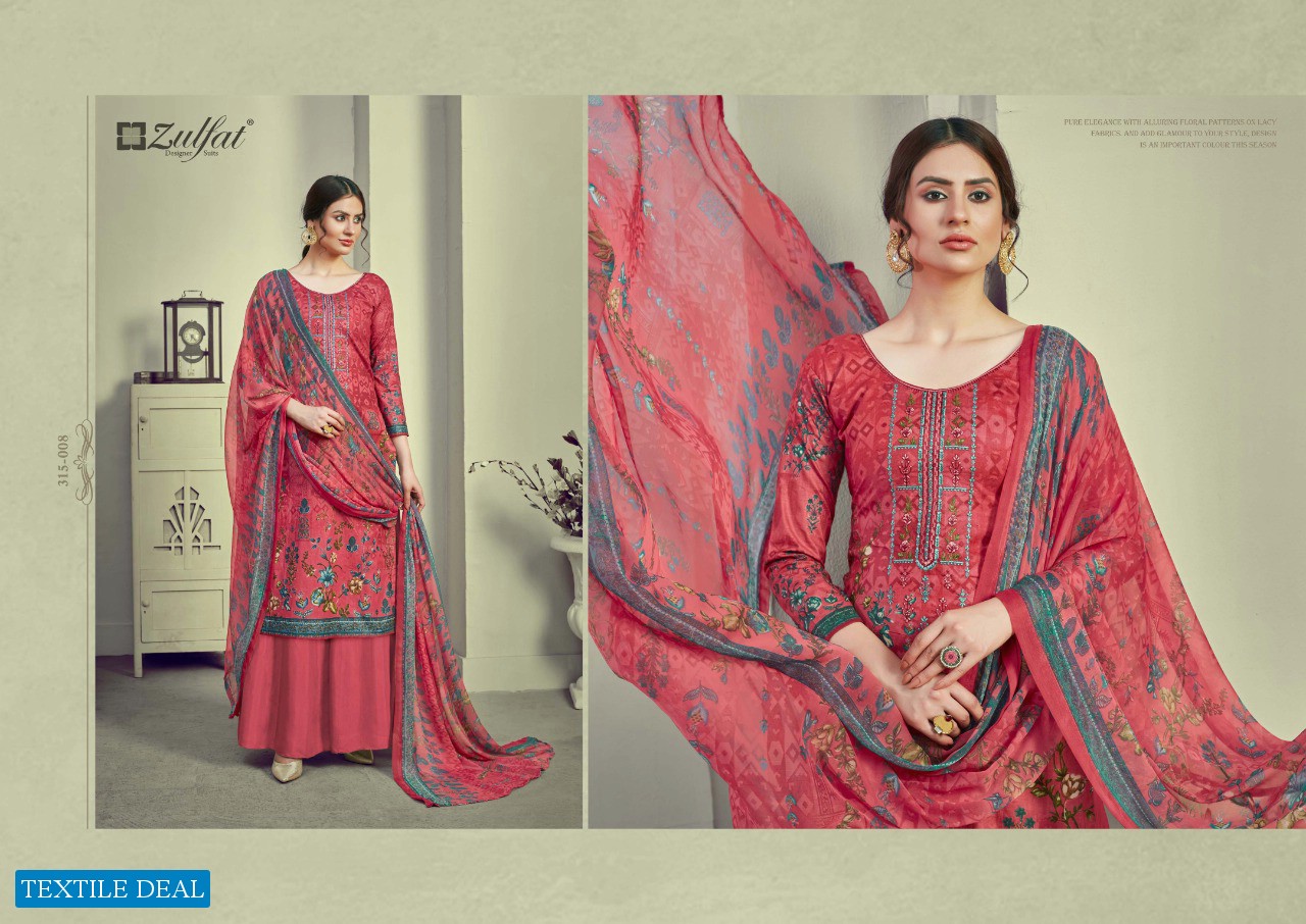 Zulfat Aakruti Wholesale Exclusive Designer Dress Material